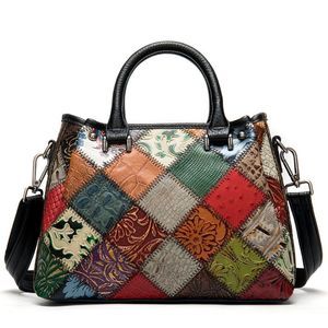 Women’s Soft Cowhide Leather Handbag - Tote Shoulder Bag - Big Capacity …